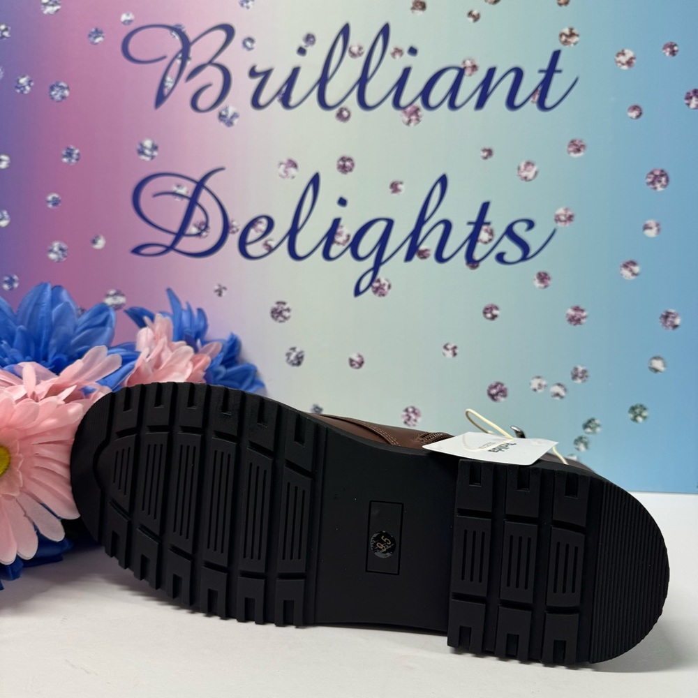 GORGEOUS CHOCOLATE COMBAT BOOTS - Picture 7 of 9